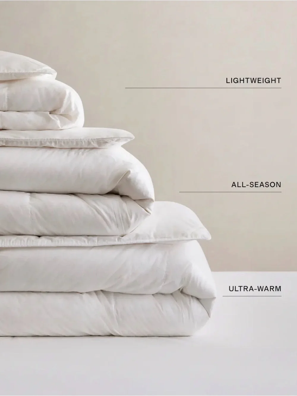 NWT - Quince Down Alternative All Season Duvet Insert - King/Cal King